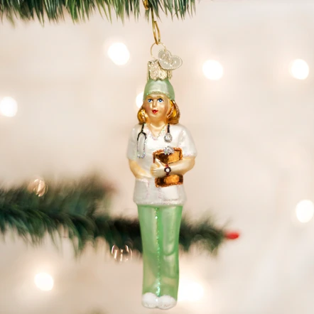 Nurse Ornamant by Old World Christmas Nurse Ornamant by Old World Christmas